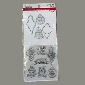 Recollections Deck the Halls Christmas Stamps and Dies 11 Pieces Ornaments